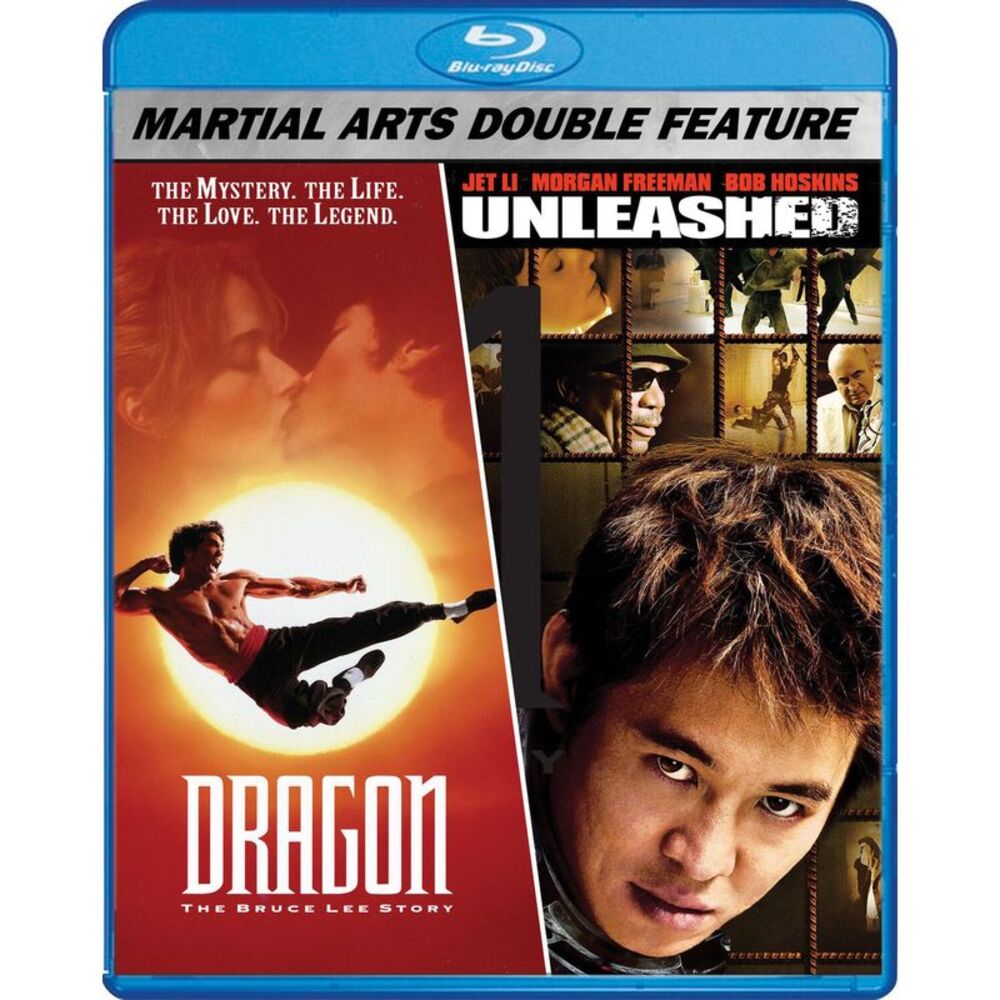 Martial Arts Double Feature: Dragon: The Bruce Lee Story / Unleashed  BLU-RAY